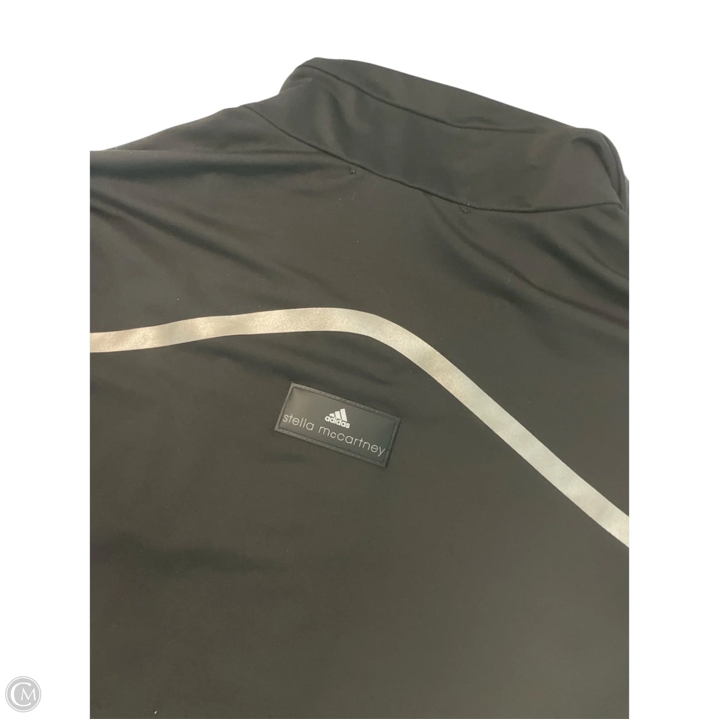 Athletic Jacket By Adidas In Black, Size: L