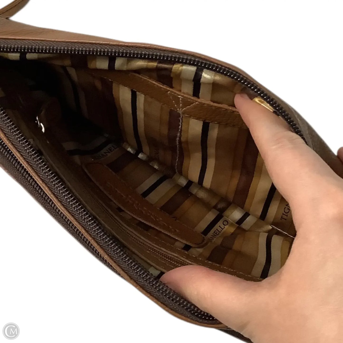 Handbag Leather By Tignanello Purses, Size: Small
