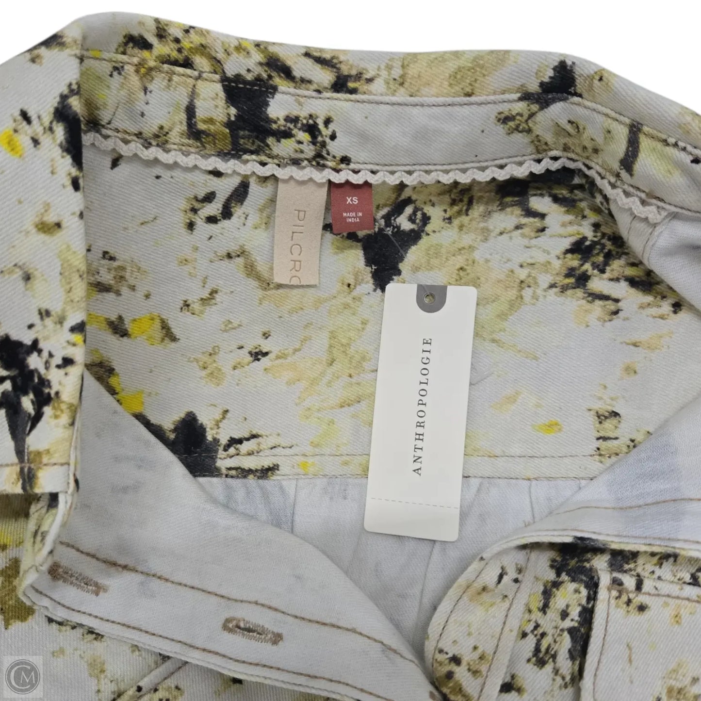 Jacket Other By Pilcro In Yellow, Size: Xs