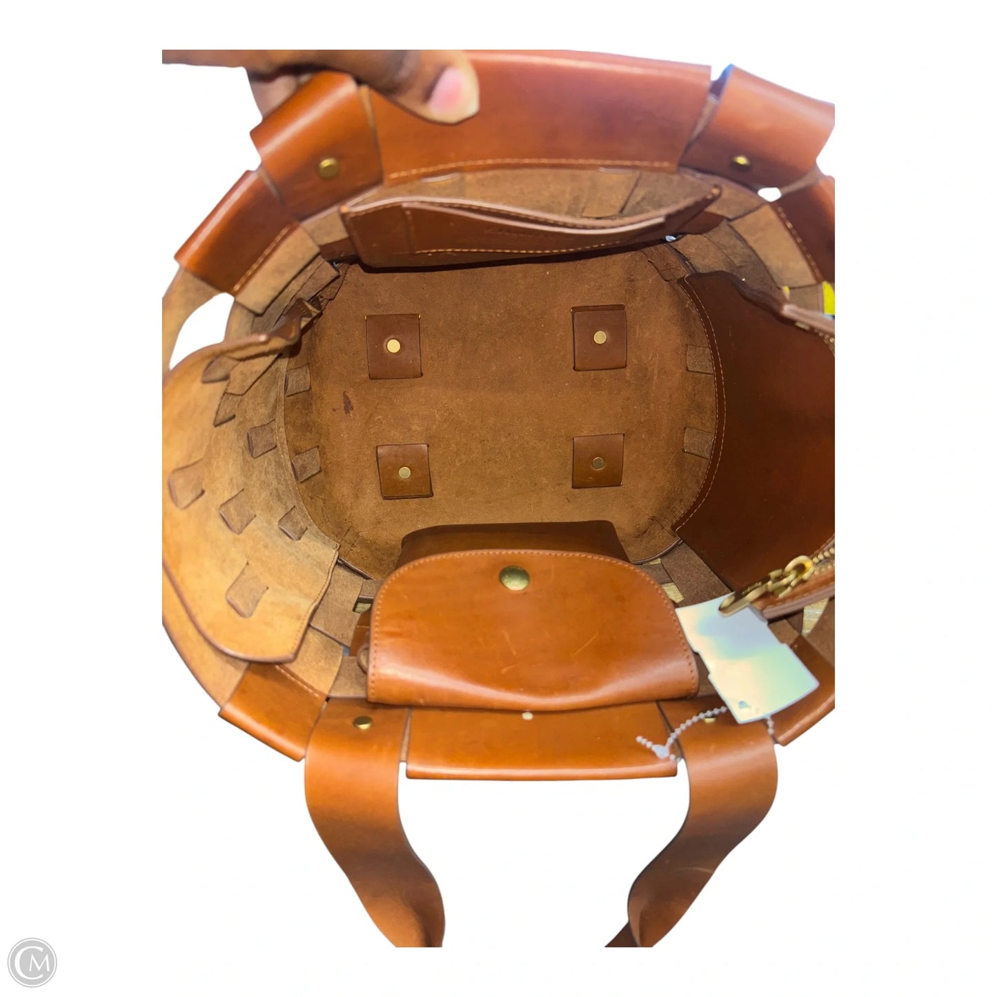 Handbag Leather By Clothes Mentor, Size: Large