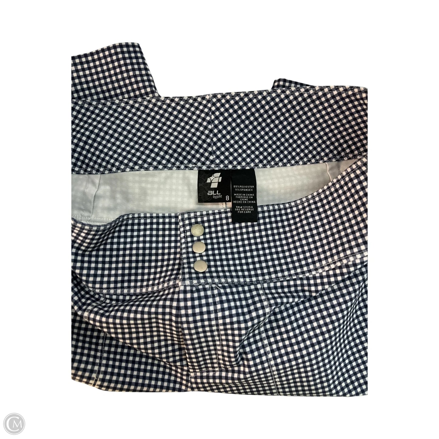 Athletic Shorts By Jofit In Blue & White, Size: 8