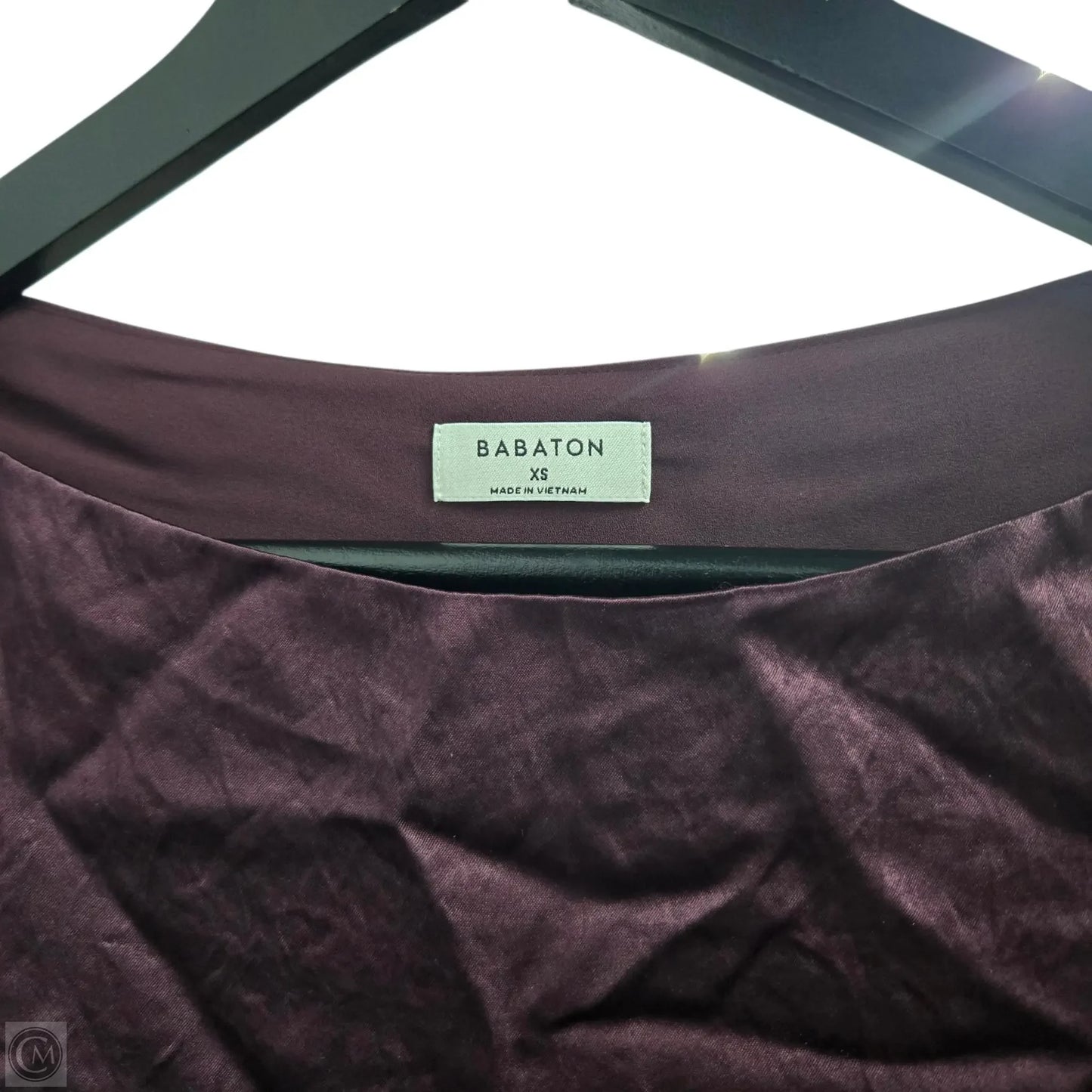 Top Sleeveless Basic By Babaton In Maroon, Size: Xs