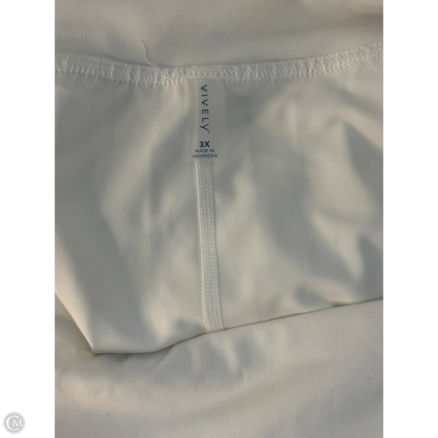 Athletic Skort By Clothes Mentor In White, Size: 3x