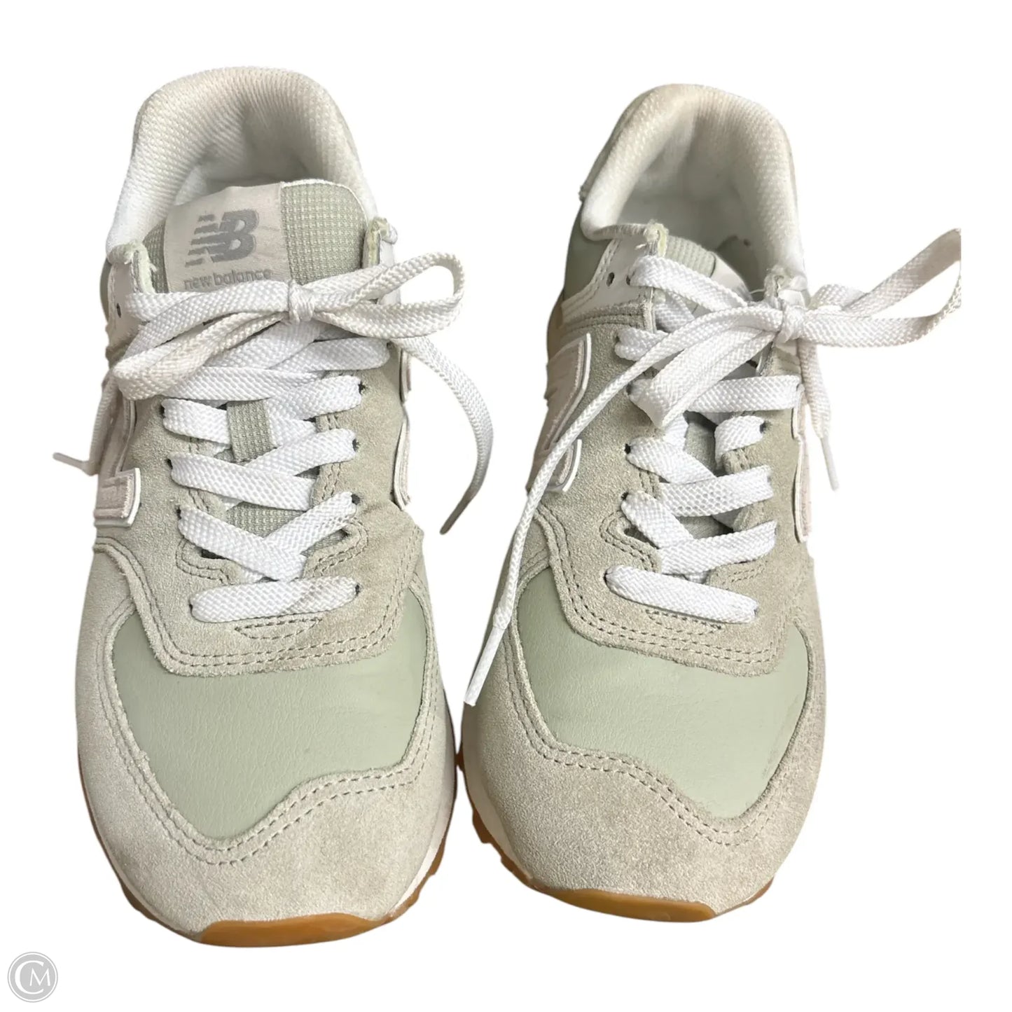 Shoes Sneakers By New Balance In Green, Size: 8