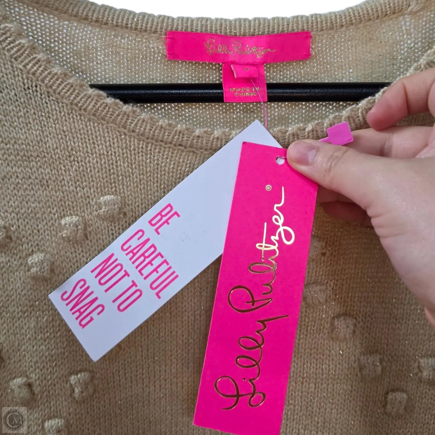 Sweater Designer By Lilly Pulitzer In Tan, Size: S