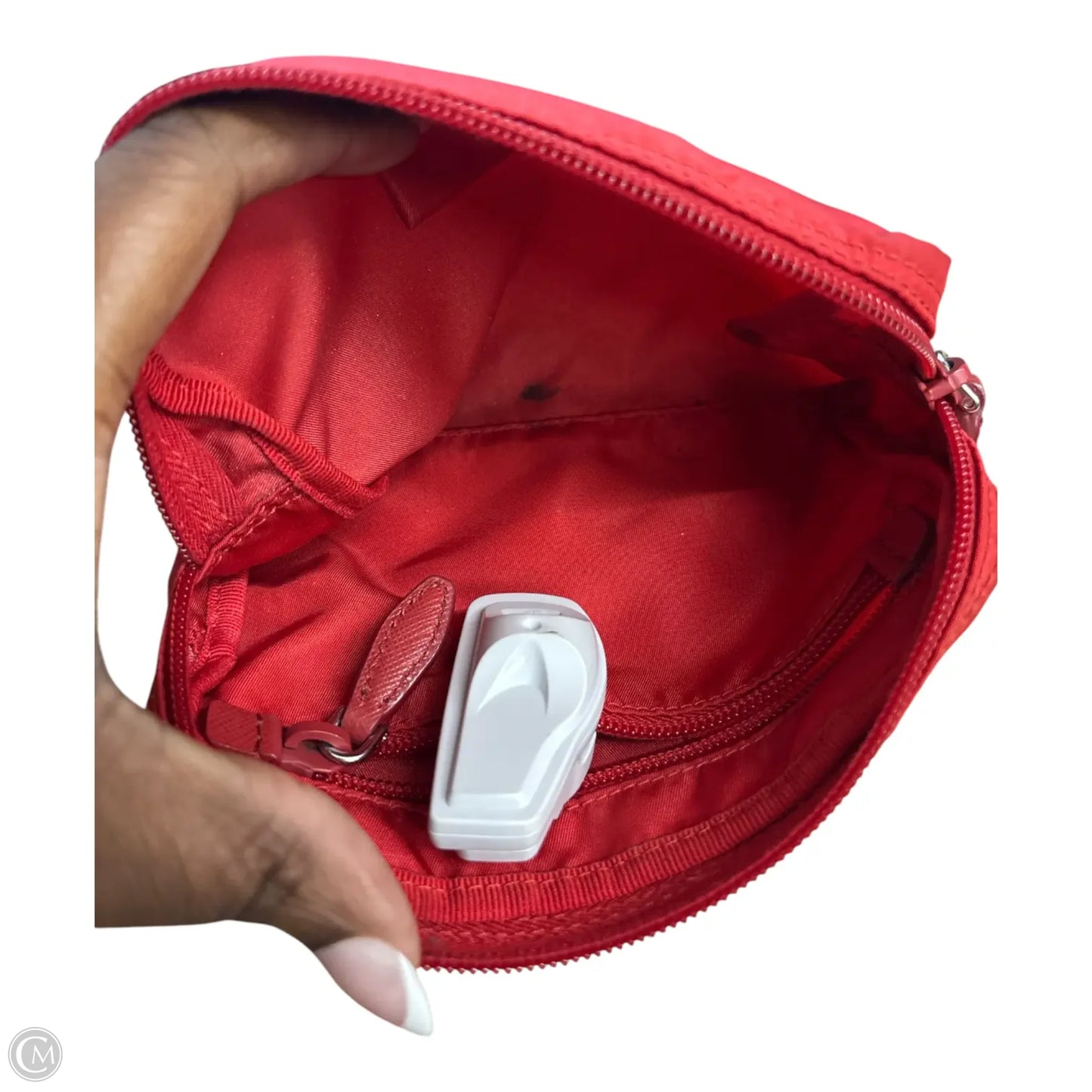 Makeup Bag Luxury Designer By Prada, Size: Small
