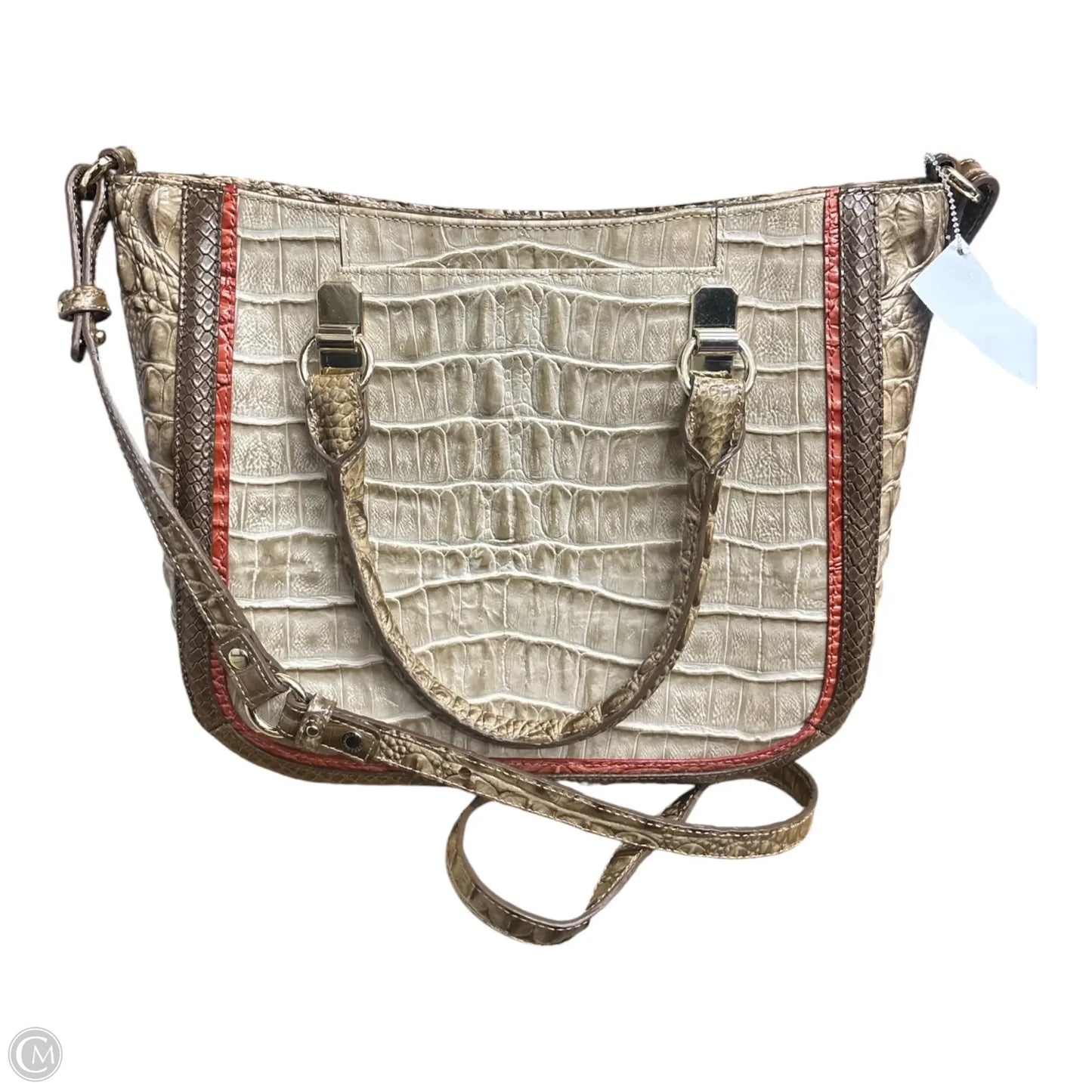 Handbag Designer By Brahmin, Size: Medium