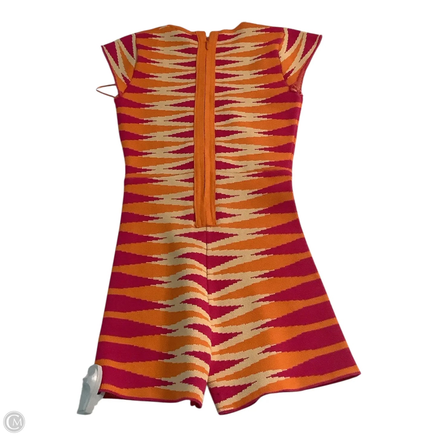 Dress Casual Midi By Fashion Nova In Orange & Pink, Size: Xs