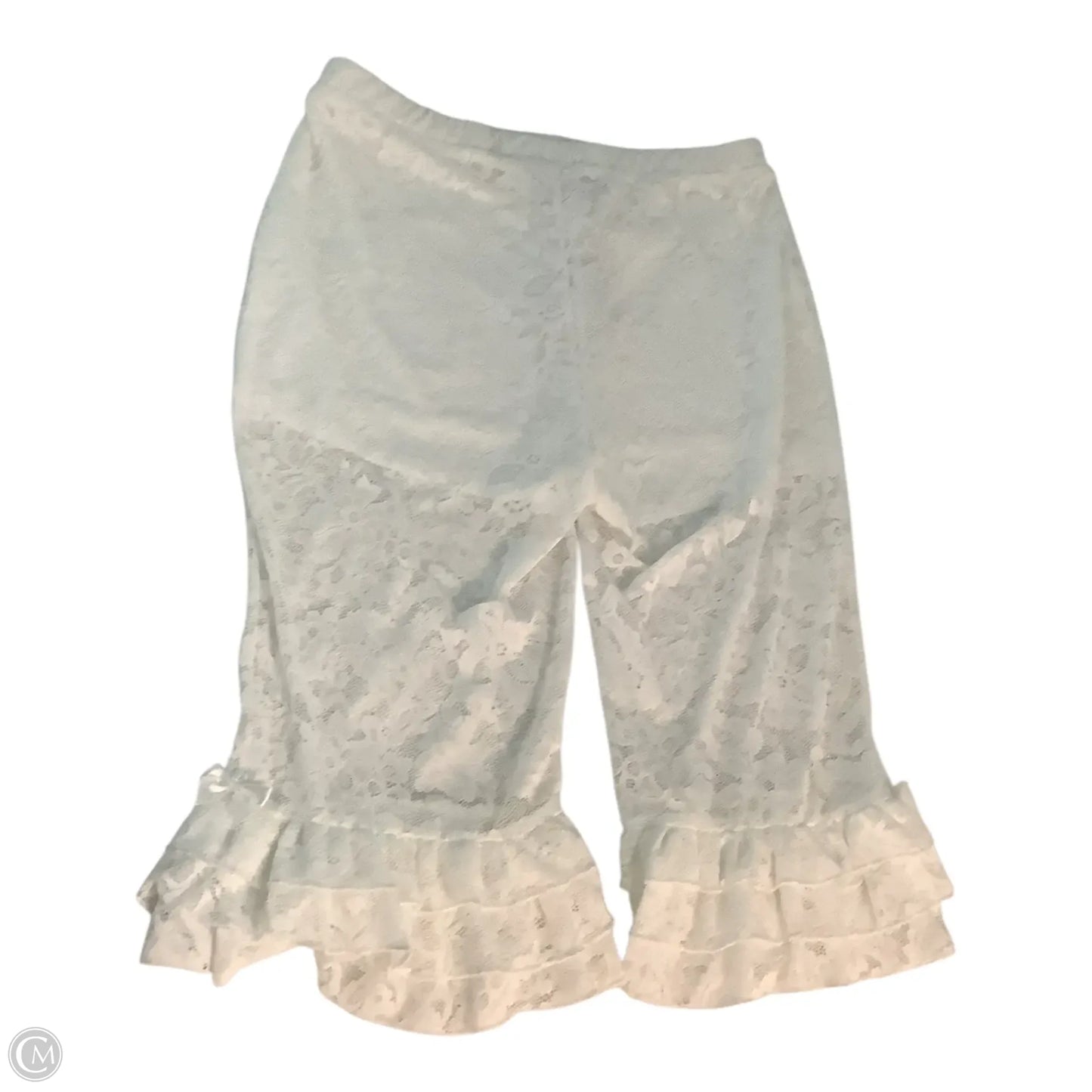 Capris By Akira In White, Size: 1x