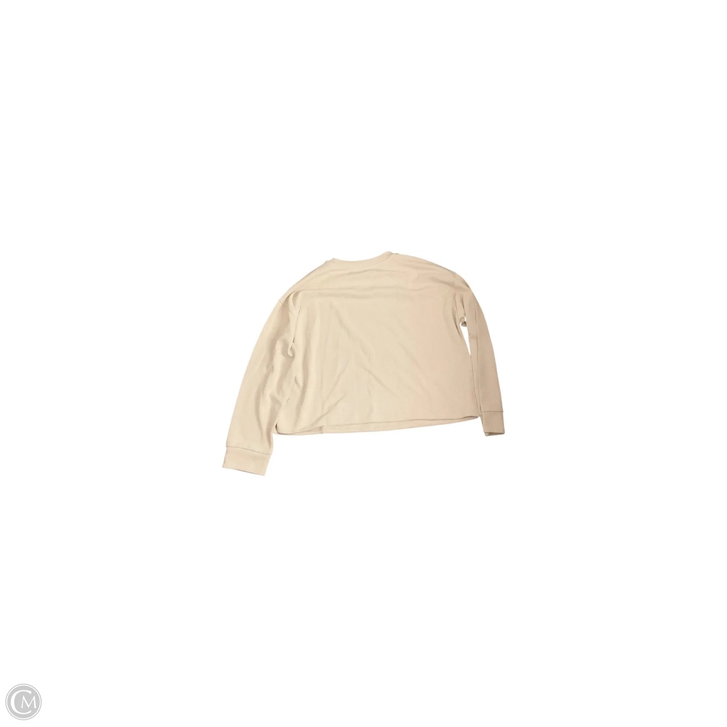 Top Long Sleeve By Athleta In Ivory, Size: Xl