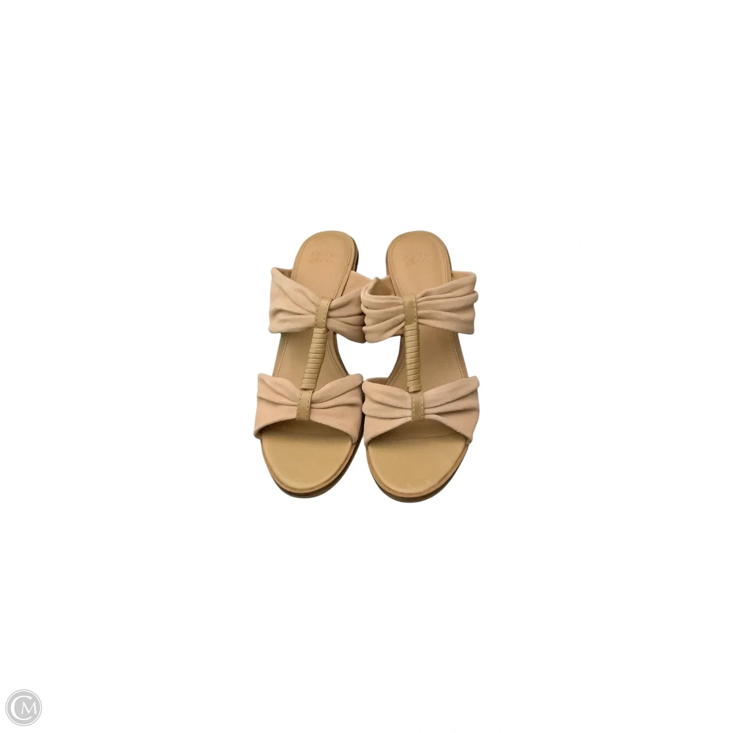 Sandals Heels Block By Frye And Co In Pink, Size: 7.5