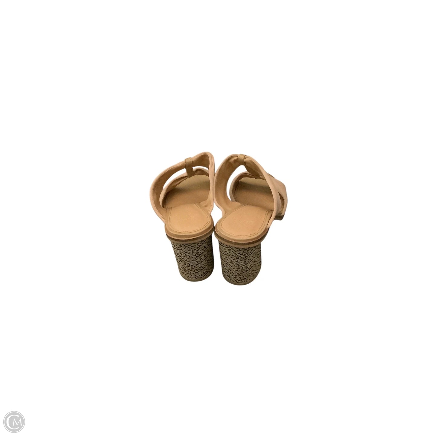 Sandals Heels Block By Frye And Co In Pink, Size: 7.5