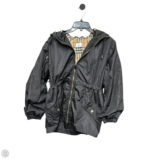 Jacket Luxury Designer By Burberry In Black, Size: 2