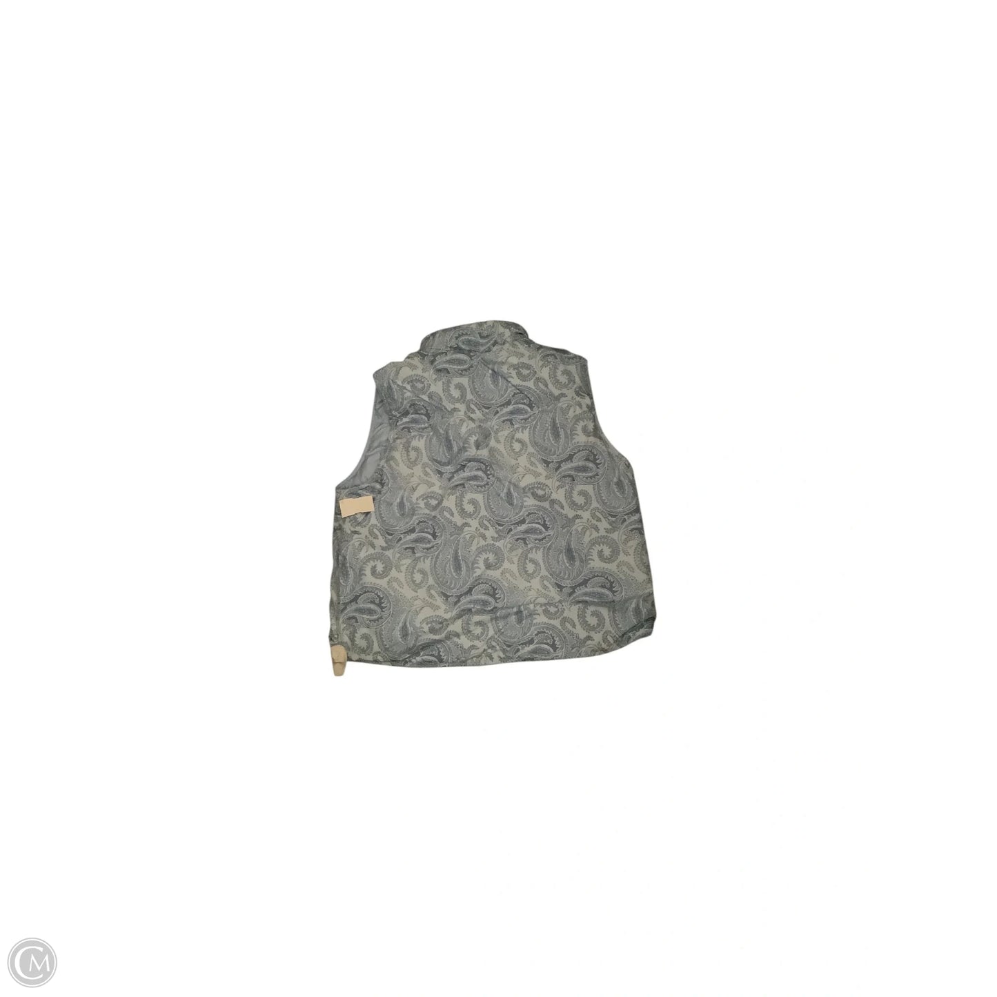 Vest Puffer & Quilted By Lands End In Blue, Size: L