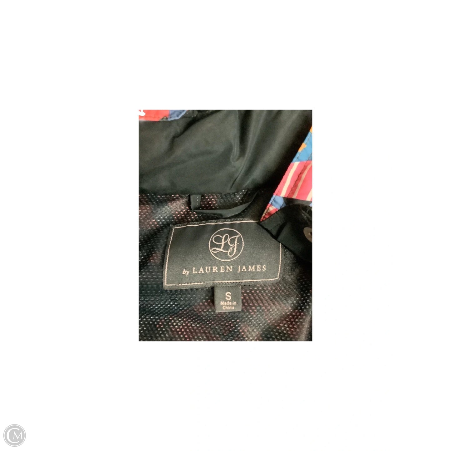Jacket Windbreaker By Lauren James In Multi-colored, Size: S