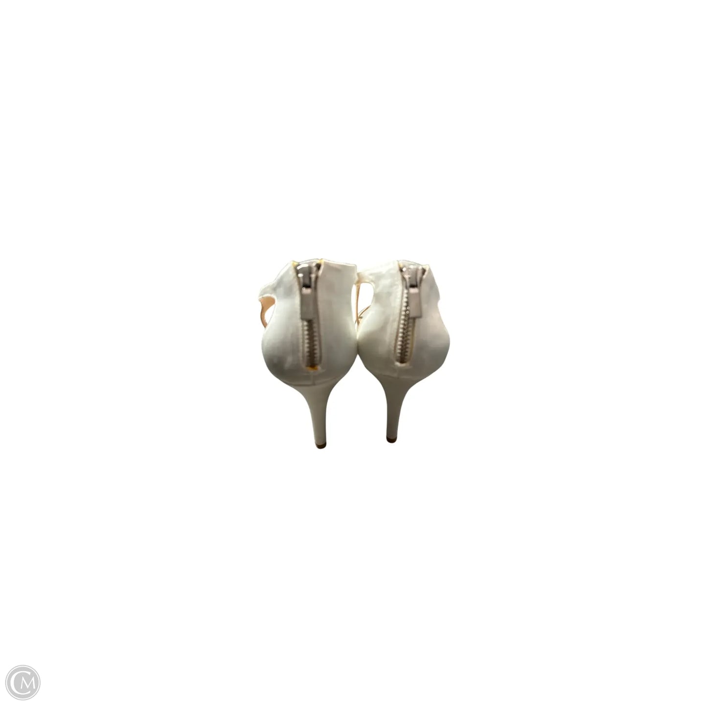 Shoes Heels Kitten By Clothes Mentor In White, Size: 9