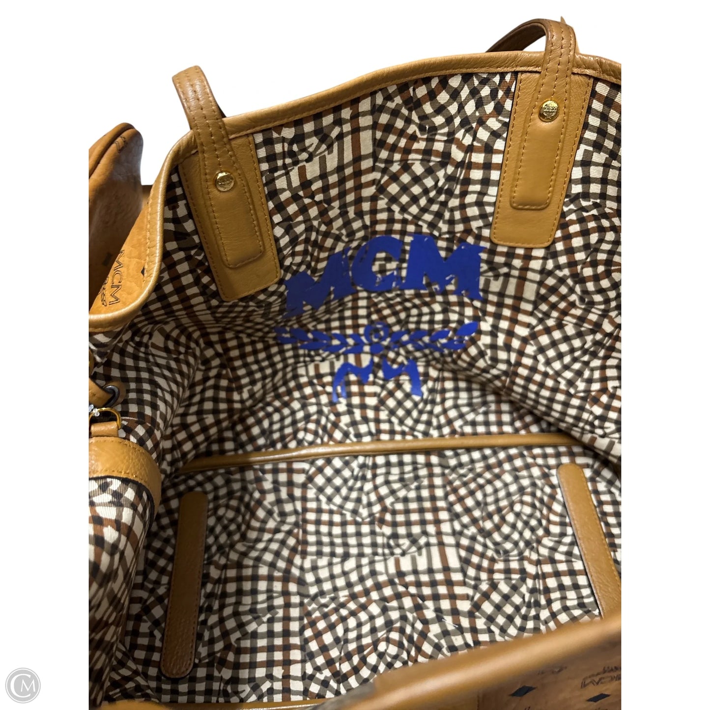 Handbag Luxury Designer By Mcm, Size: Medium