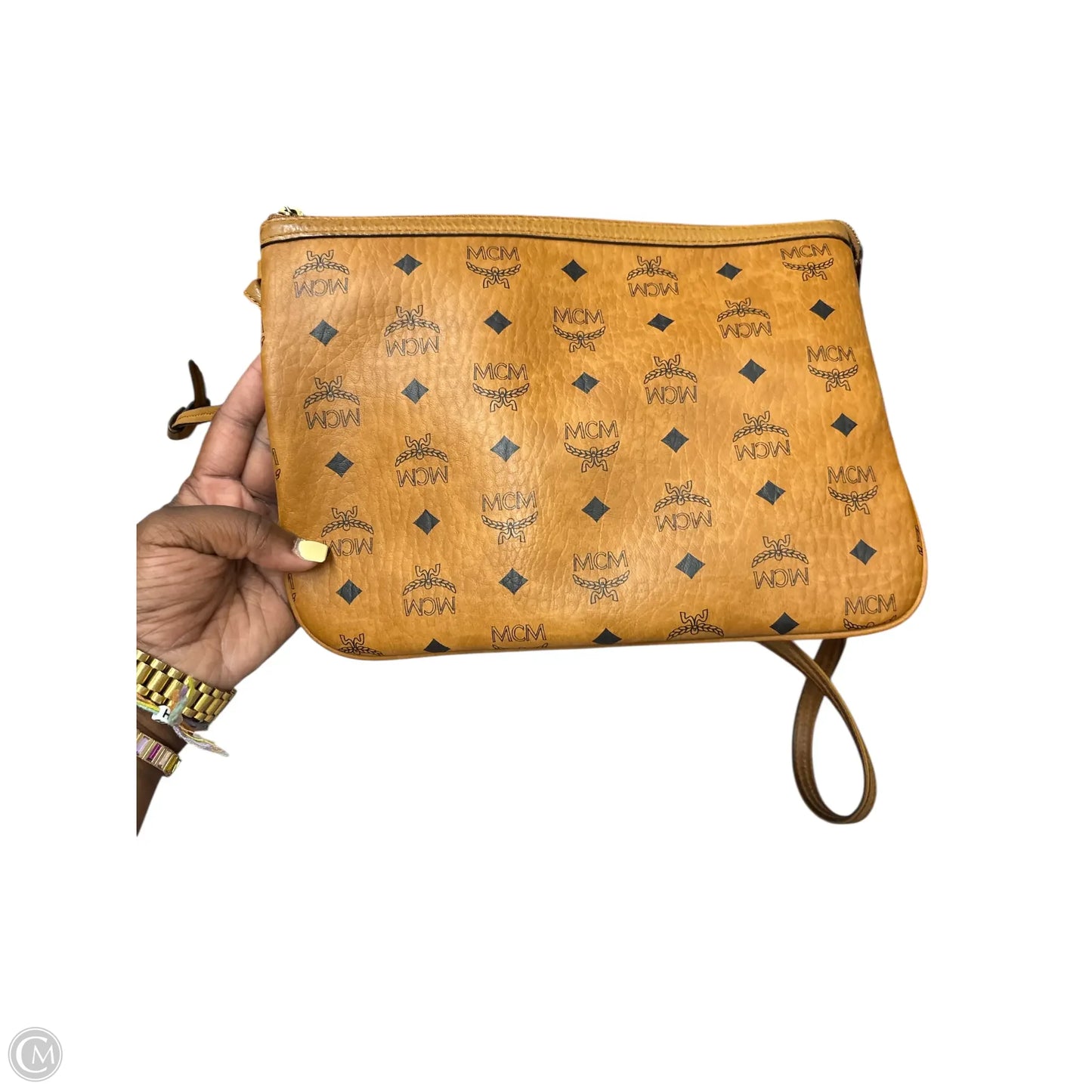 Handbag Luxury Designer By Mcm, Size: Medium