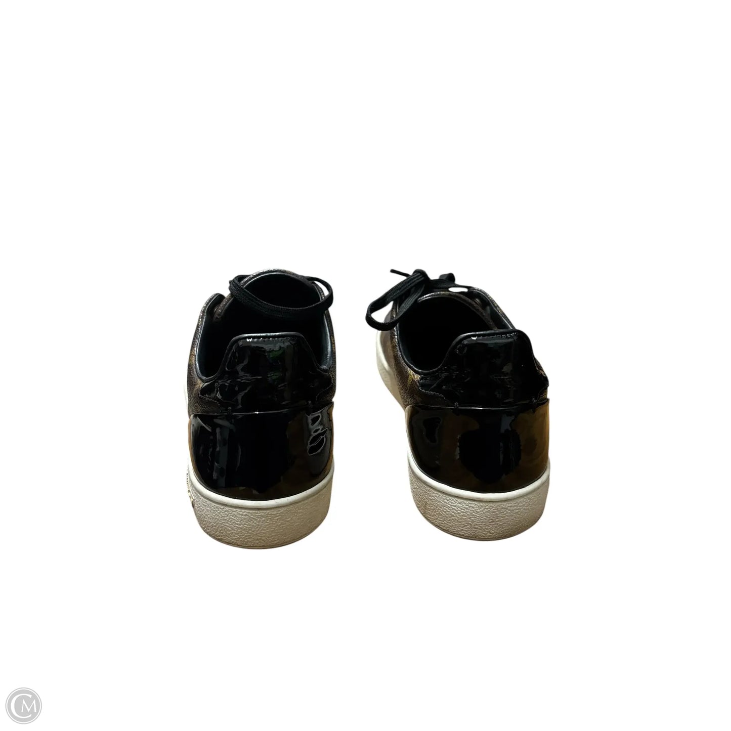 Shoes Luxury Designer By Louis Vuitton In Black & Brown, Size: 7