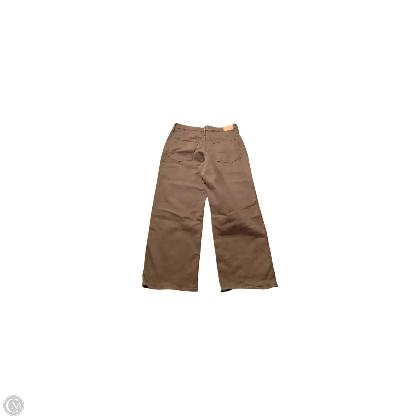 Jeans Wide Leg By Madewell In Brown, Size: 14