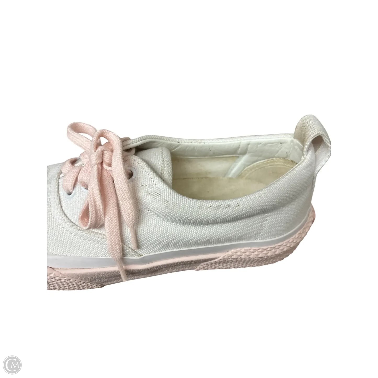 Shoes Luxury Designer By Celine In Pink and White