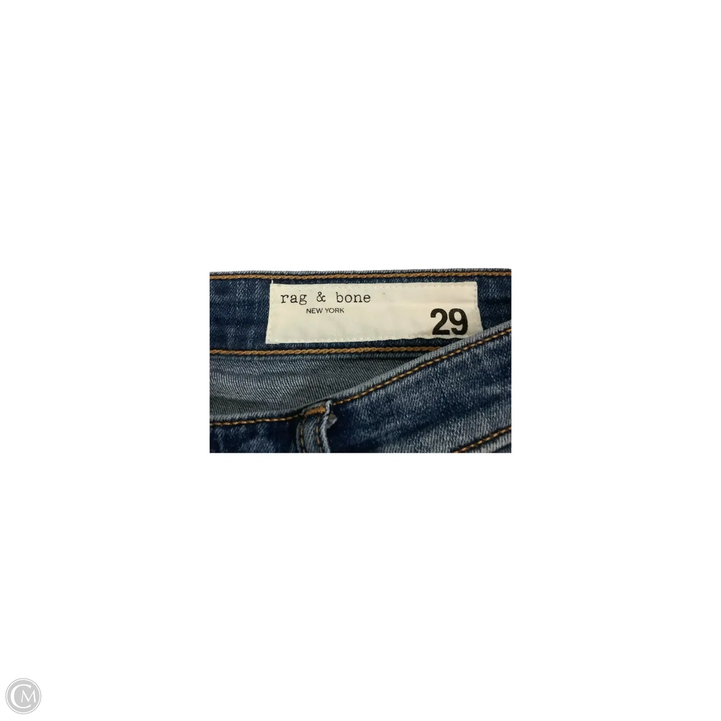 Jeans Skinny By Rag And Bone In Blue, Size: 8