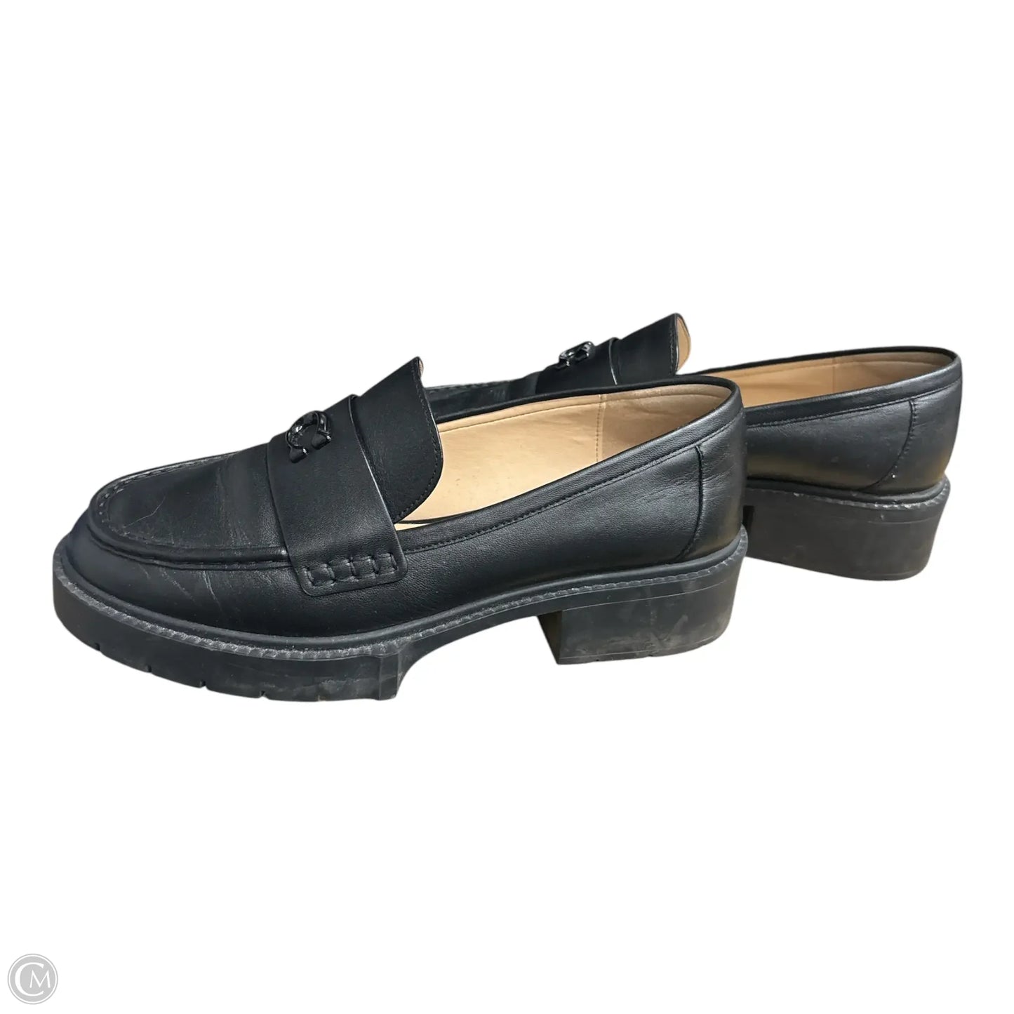 Shoes Designer By Coach In Black, Size: 10
