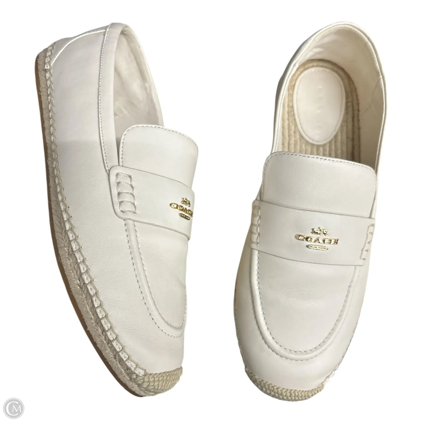 Shoes Designer By Coach In Cream, Size: 10