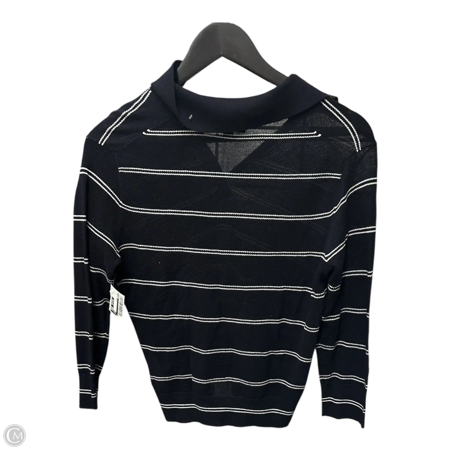 Top Long Sleeve Basic By Vince In Navy, Size: S