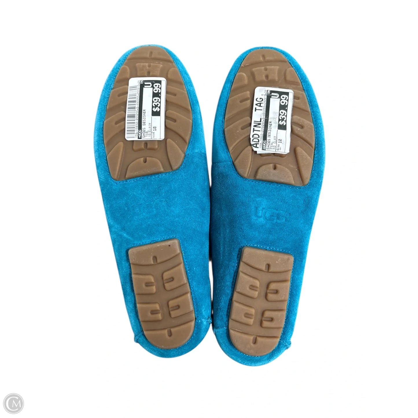 Shoes Designer By Ugg In Teal, Size: 10