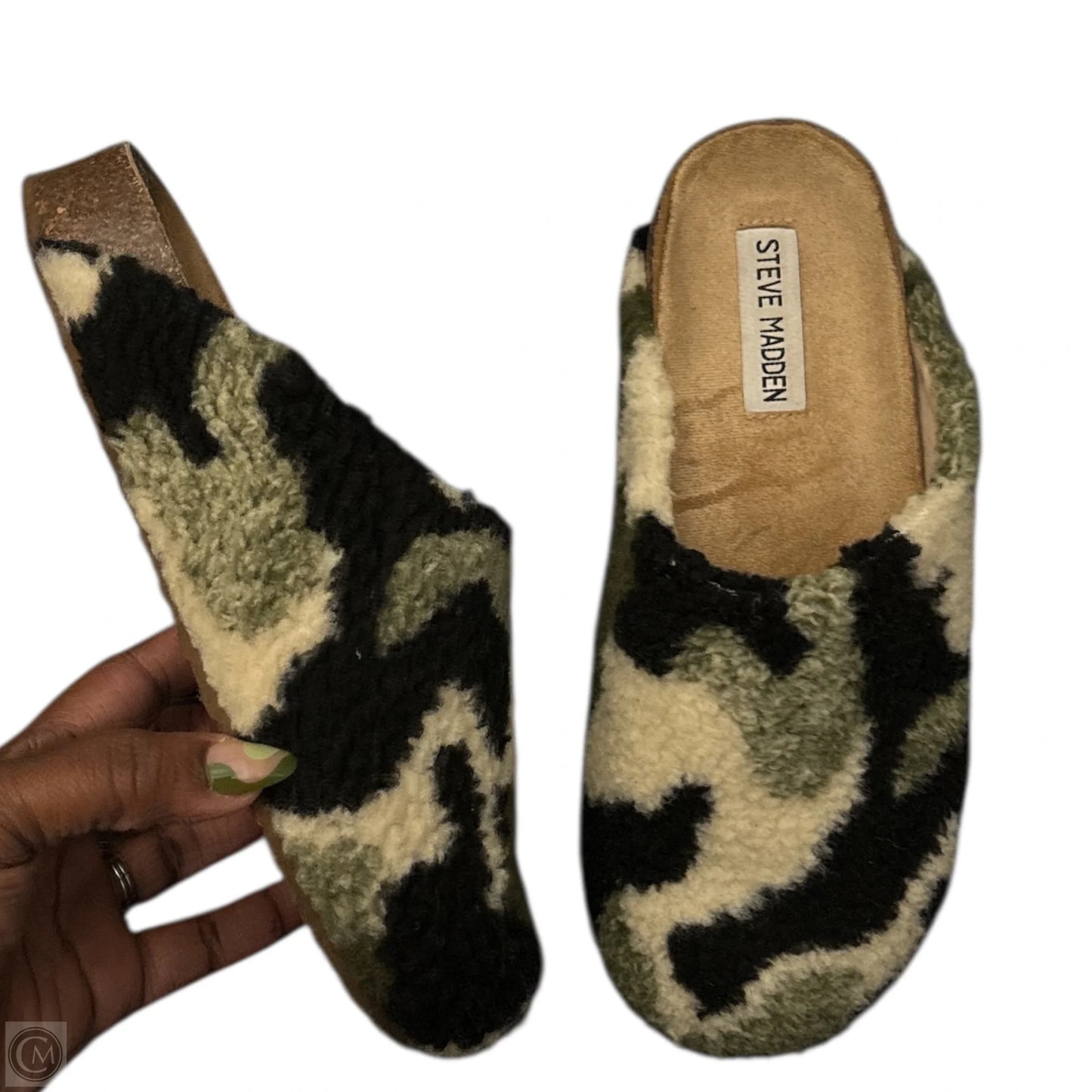 Slippers By Steve Madden In Camouflage Print, Size: 7