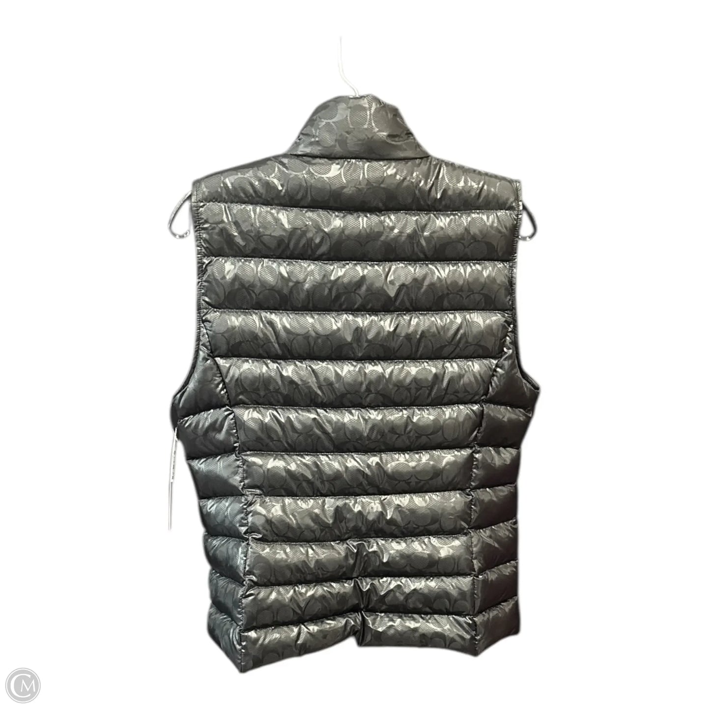Vest Designer By Coach In Black, Size: M