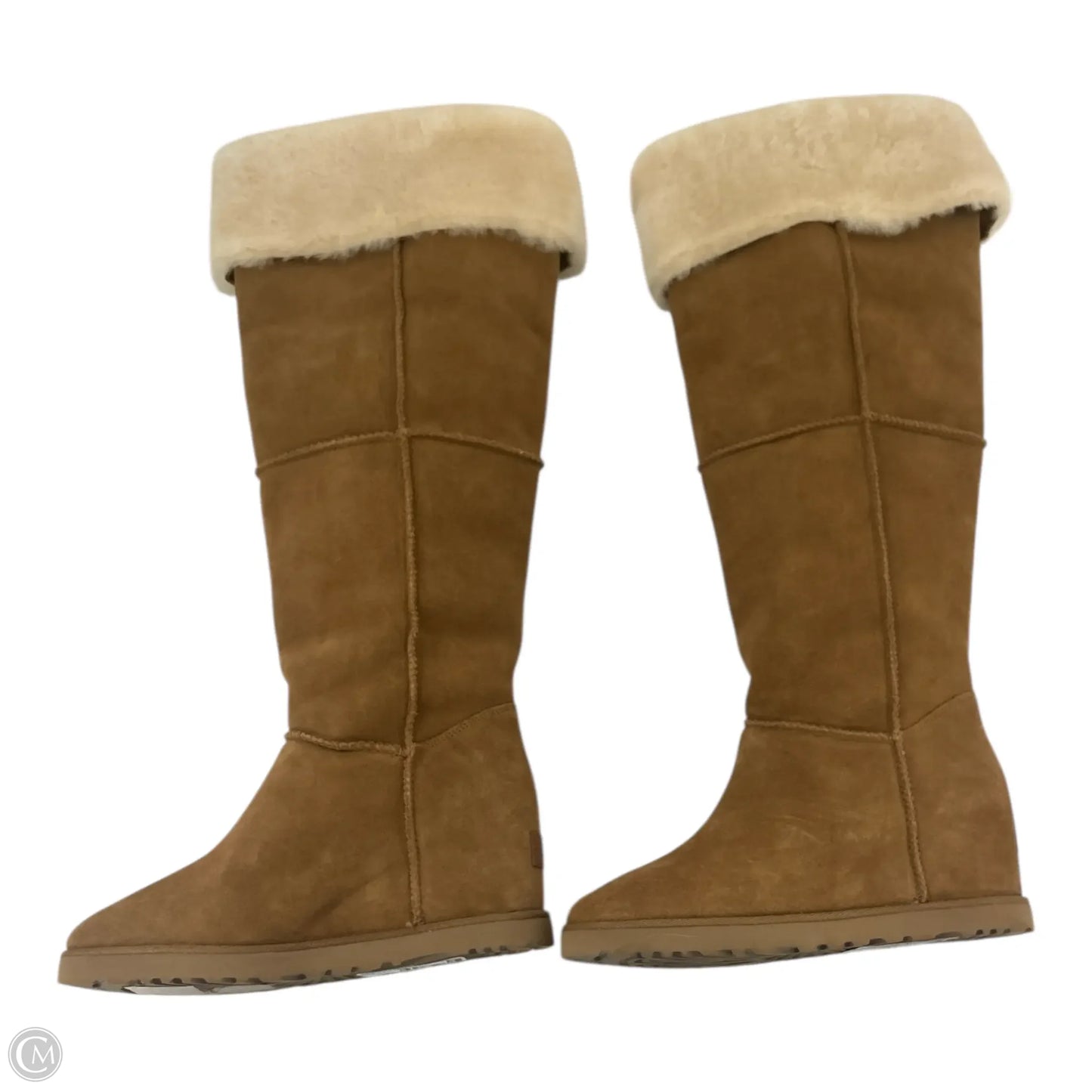 Boots Designer By Ugg In Tan, Size: 8