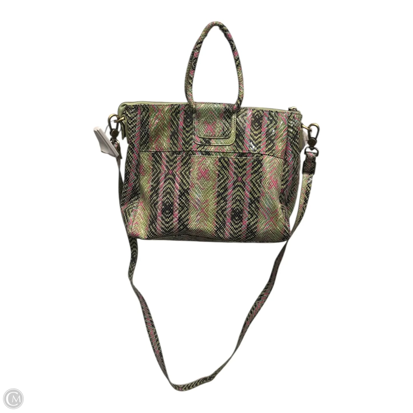 Handbag Leather By Hobo Intl, Size: Medium