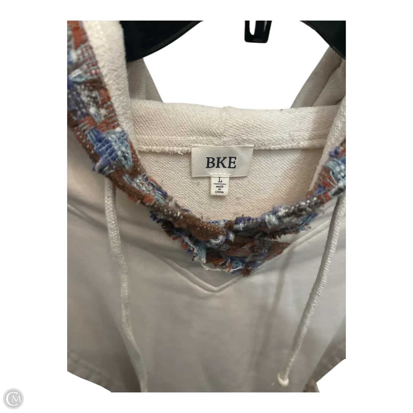 Top Long Sleeve By Bke In Cream, Size: L