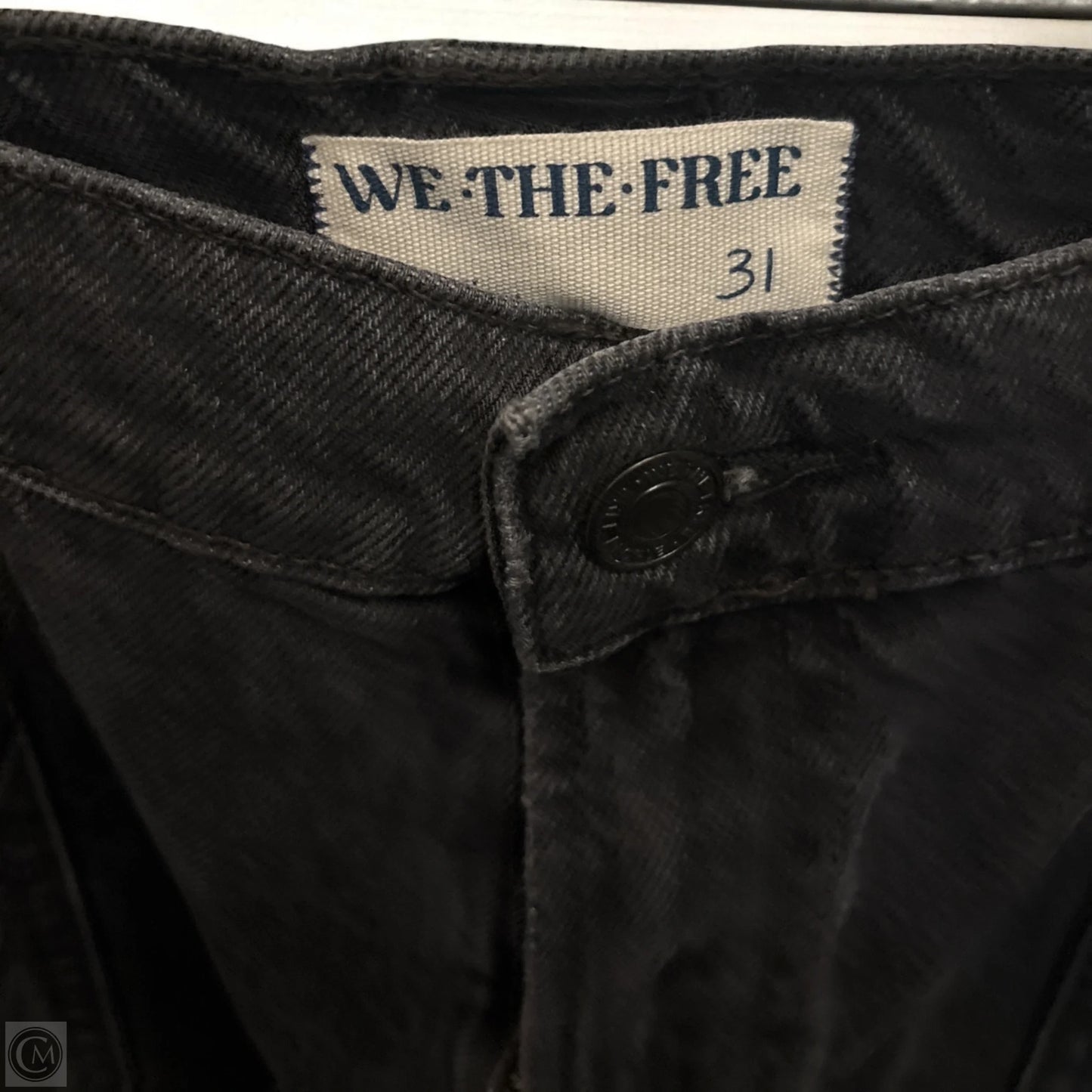 Jeans Wide Leg By We The Free In Black, Size: 12