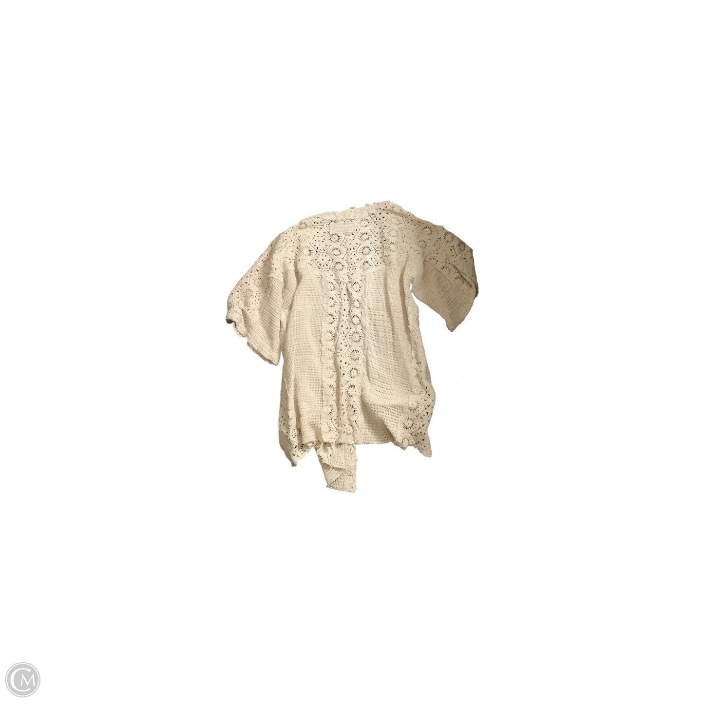 Sweater Cardigan By Pol In Cream, Size: L