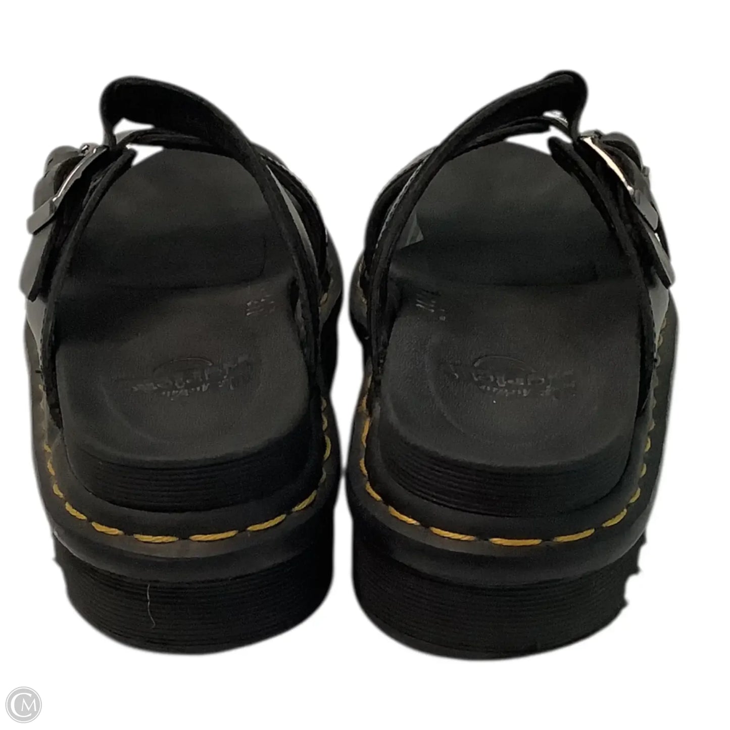 Sandals Flats By Dr Martens In Black, Size: 7