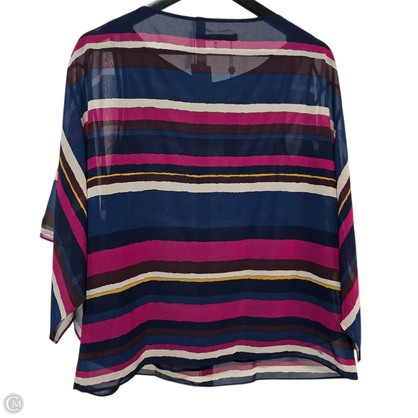 Top Short Sleeve Basic By Trina Turk In Striped Pattern, Size: M