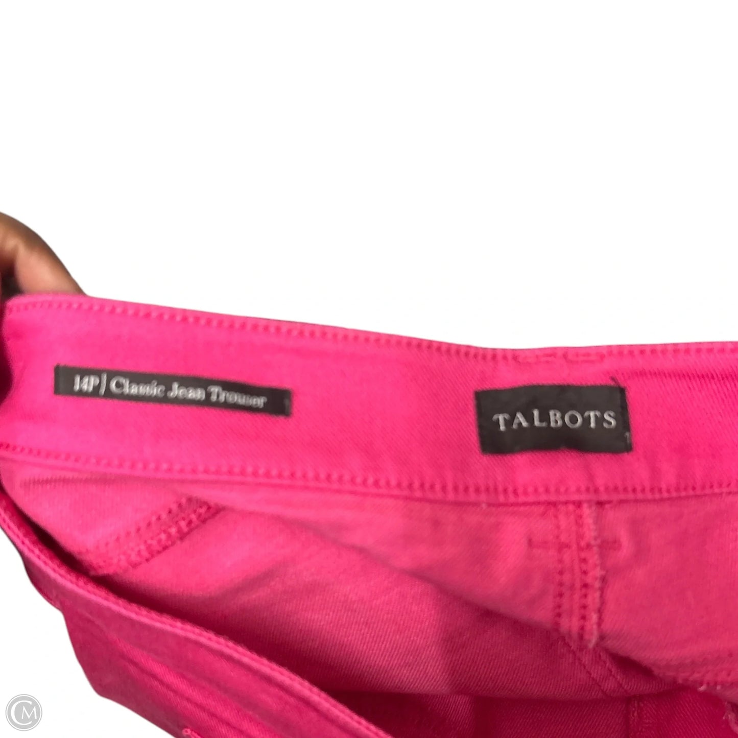 Jeans Wide Leg By Talbots In Pink, Size: 14p