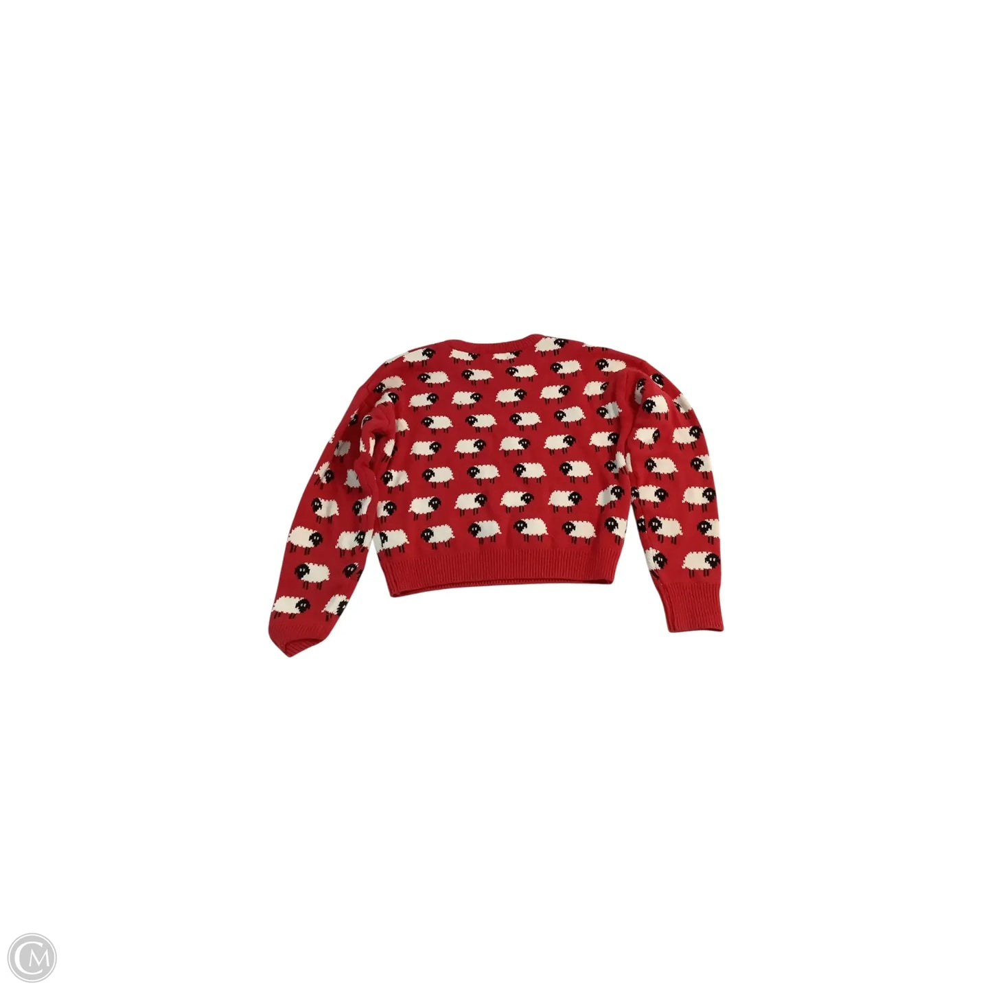 Sweater By Clothes Mentor In Red, Size: M