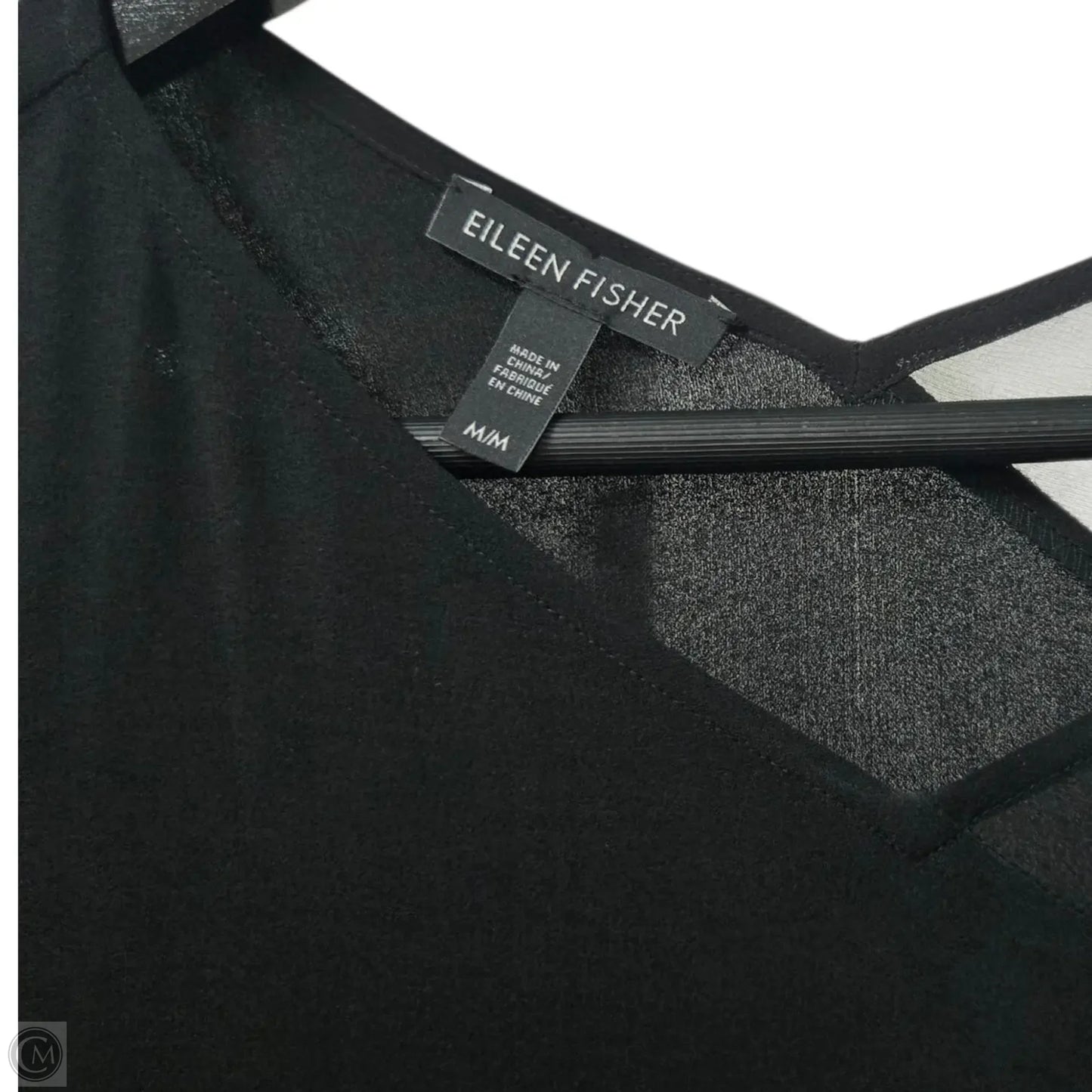 Dress Casual Midi By Eileen Fisher In Black, Size: M