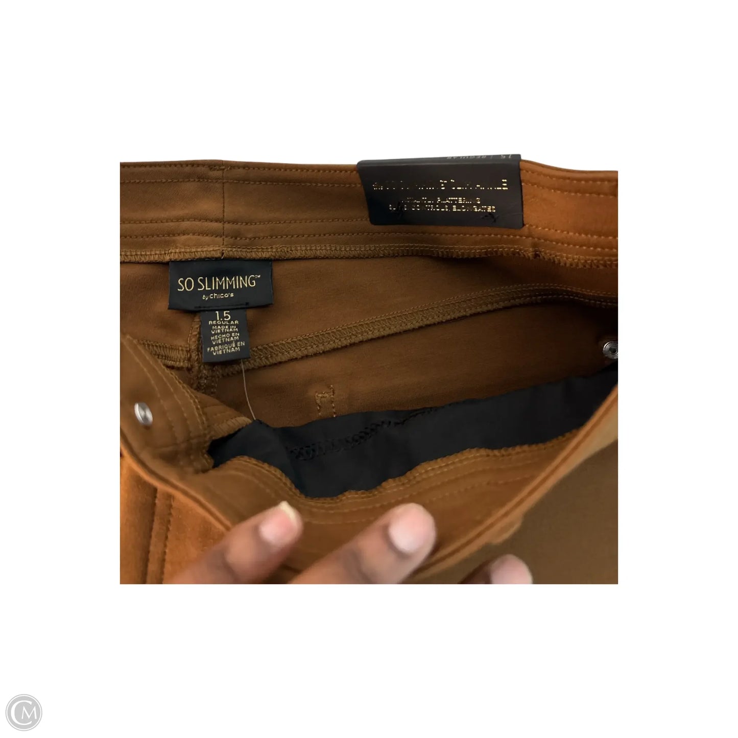 Pants Chinos & Khakis By Chicos In Brown, Size: M