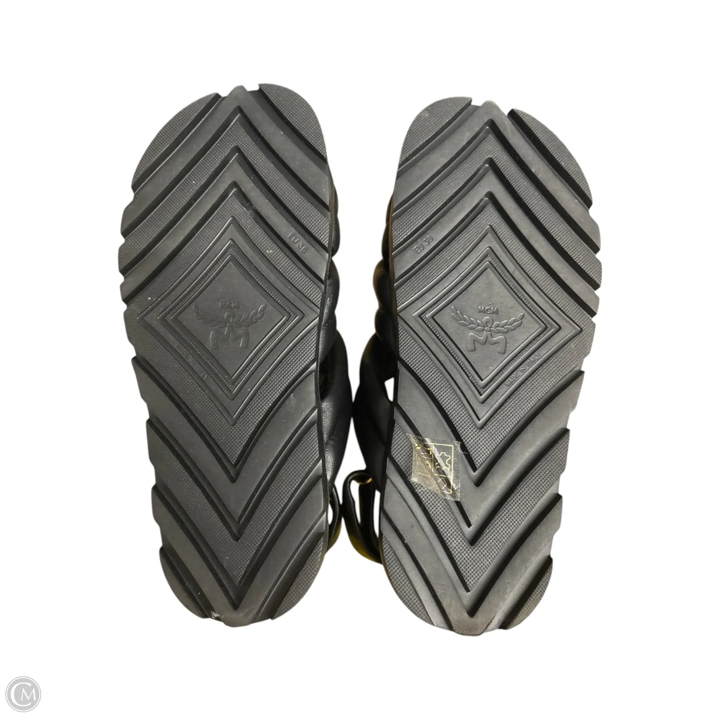 Sandals Luxury Designer By Mcm In Black