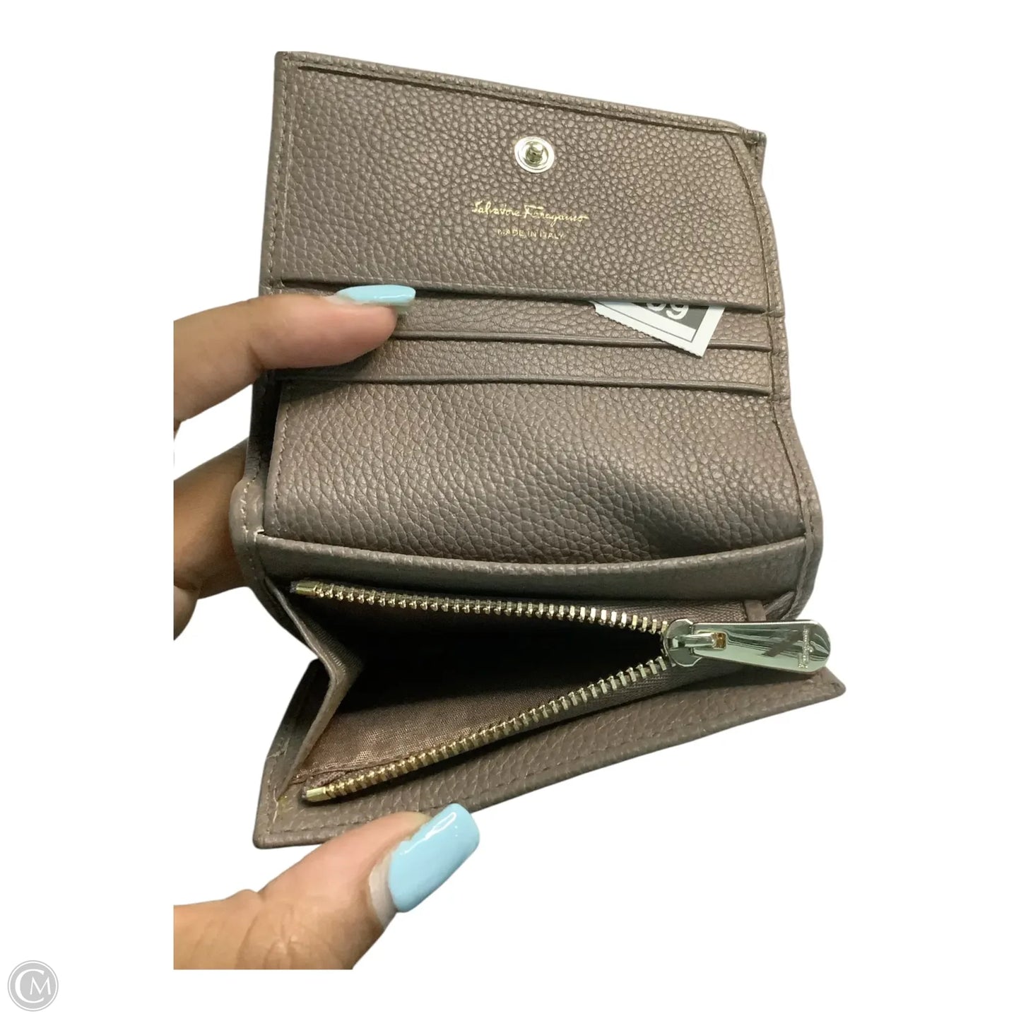 Wallet Luxury Designer By Ferragamo, Size: Medium