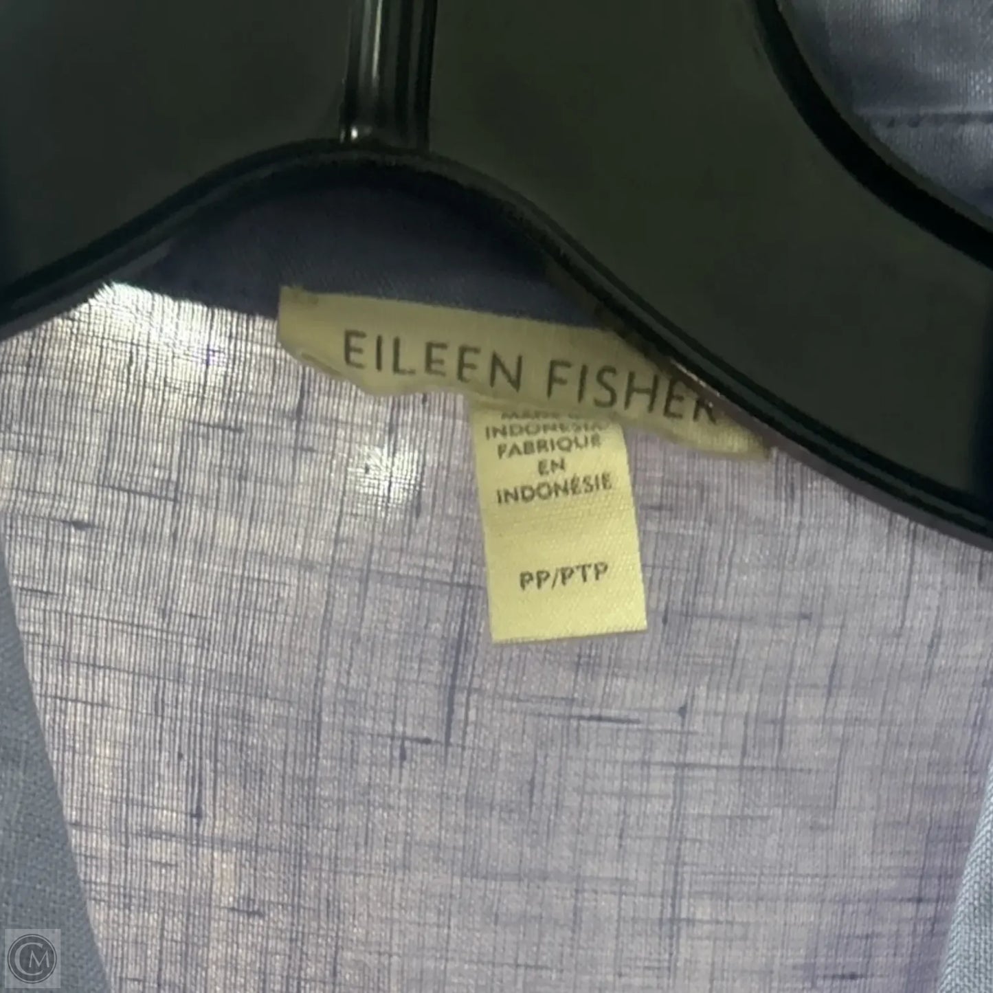 Top Long Sleeve Basic By Eileen Fisher In Blue, Size: Sp