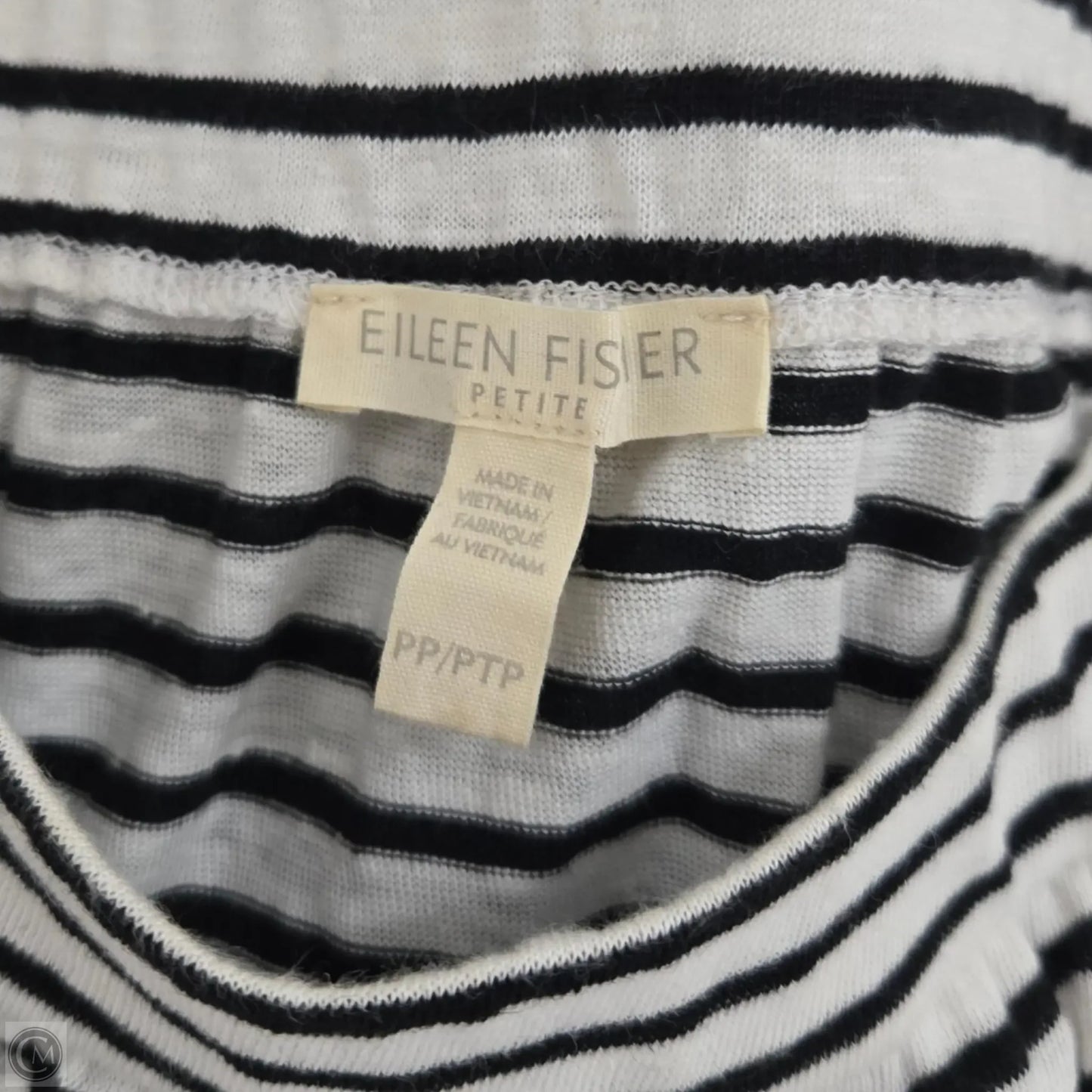Skirt Midi By Eileen Fisher In Striped Pattern, Size: Sp