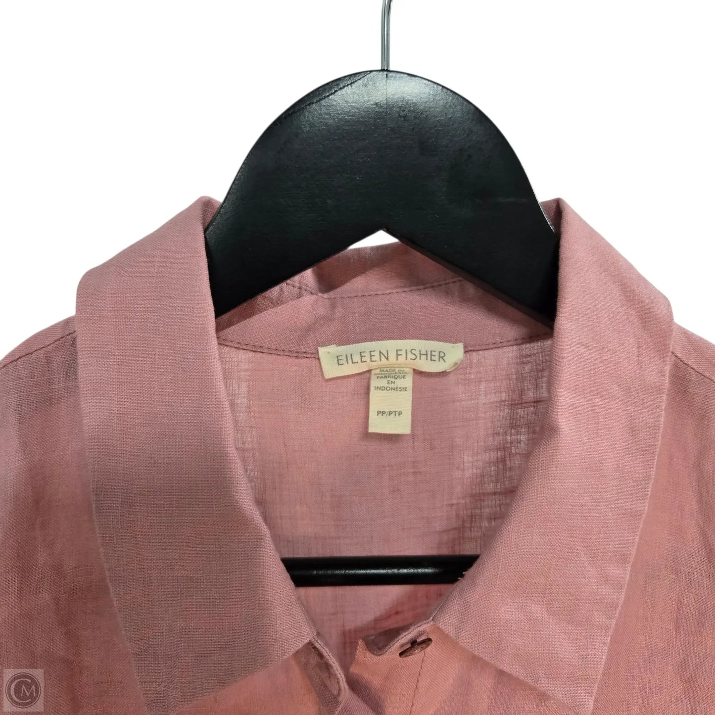 Top Long Sleeve Basic By Eileen Fisher In Pink, Size: Sp