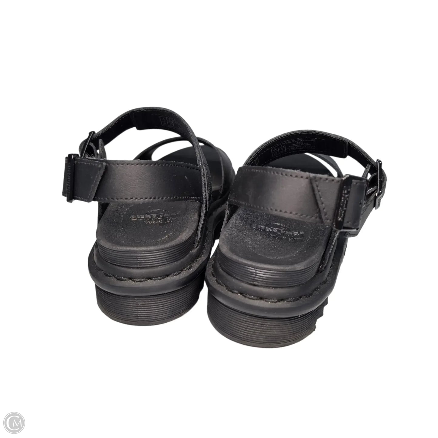 Sandals Heels Platform By Dr Martens In Black, Size: 7