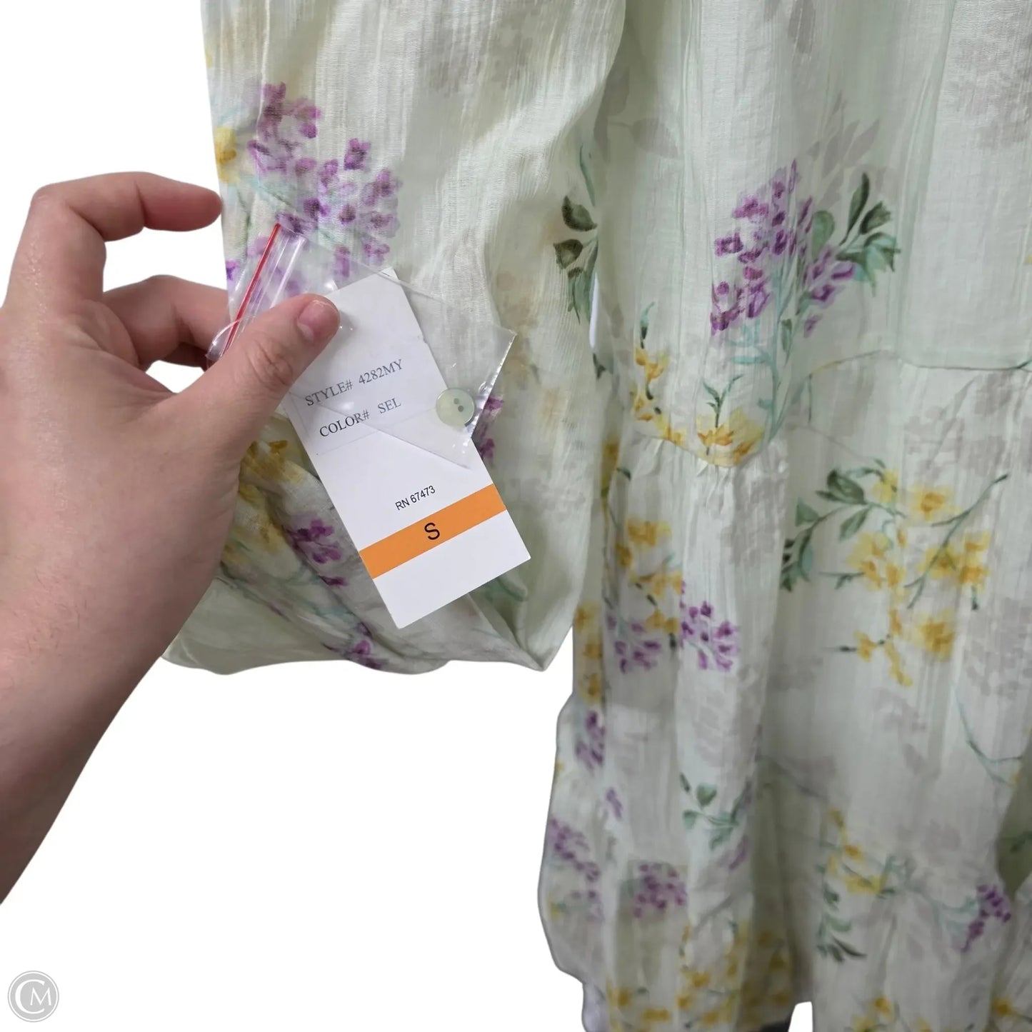 Dress Casual Midi By Taylor In Floral Print, Size: S
